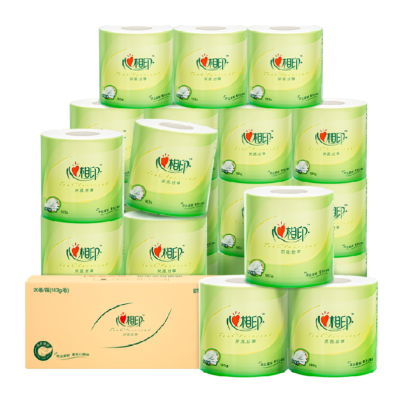 百亿补贴：【10点秒杀】心相印茶语4层100gX20卷！！ 福利价仅19.9元秒杀！