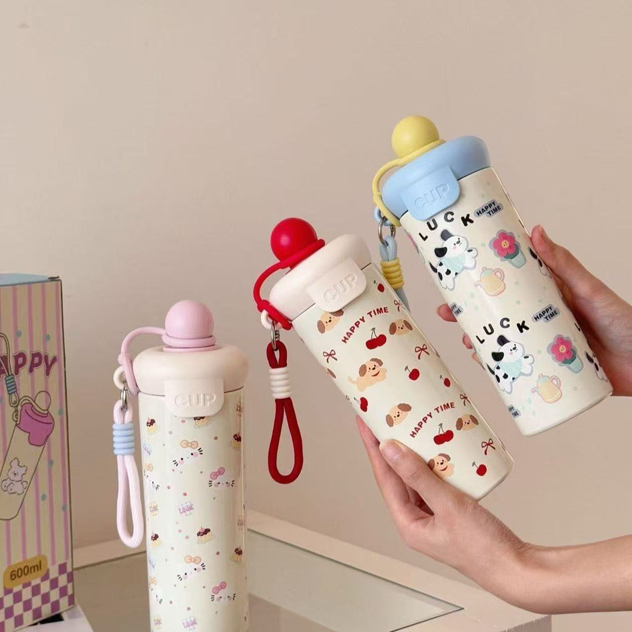 淘宝秒杀：【500-650ml任选】316不锈钢卡通保温杯 福利价仅19.9元秒杀！