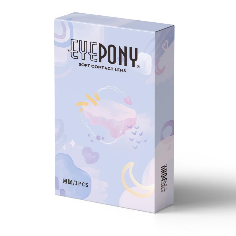 EYEPONY隐形眼美瞳月抛2片 券后【33元】包邮秒杀