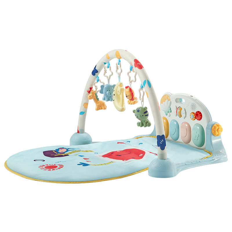 优质素材：贝恩施婴儿健身架脚踏钢琴新生儿见面礼 福利价仅83元秒杀！