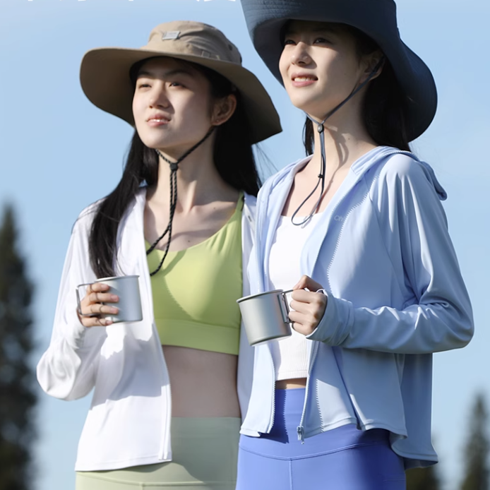 ohsunny春夏户外女款轻薄防晒衣 券后【94元】包邮秒杀