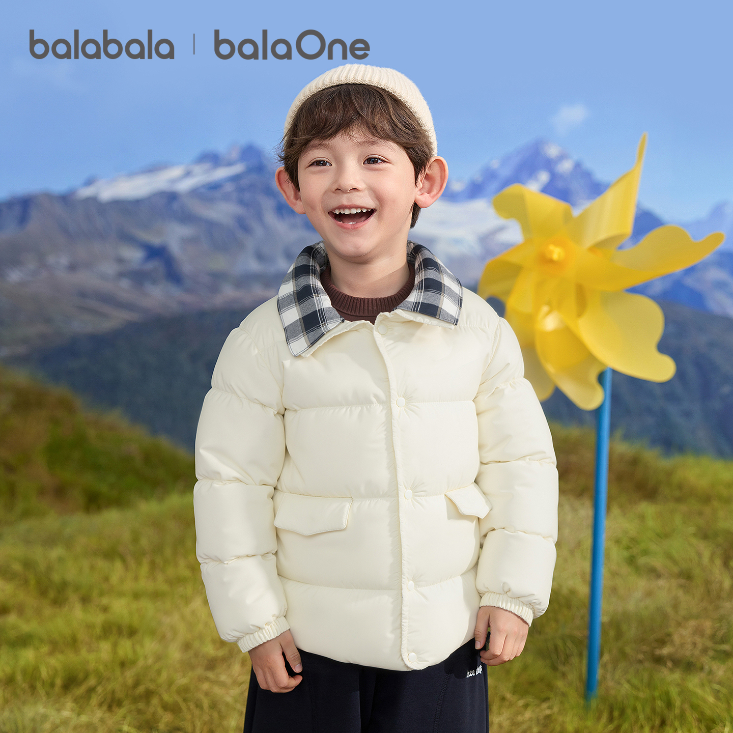 巴拉巴拉男童拼接羽绒服冬装新款 券后【206.1元】包邮秒杀