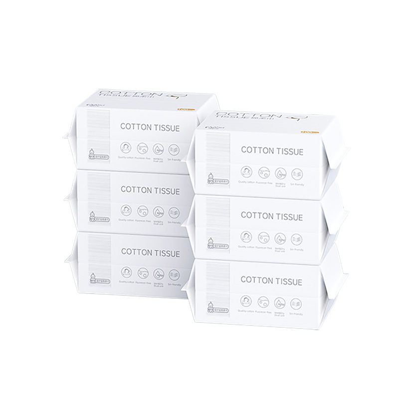 百亿补贴：【拍2】可心柔加厚婴儿棉柔巾100抽6包 福利价仅99.8元秒杀！