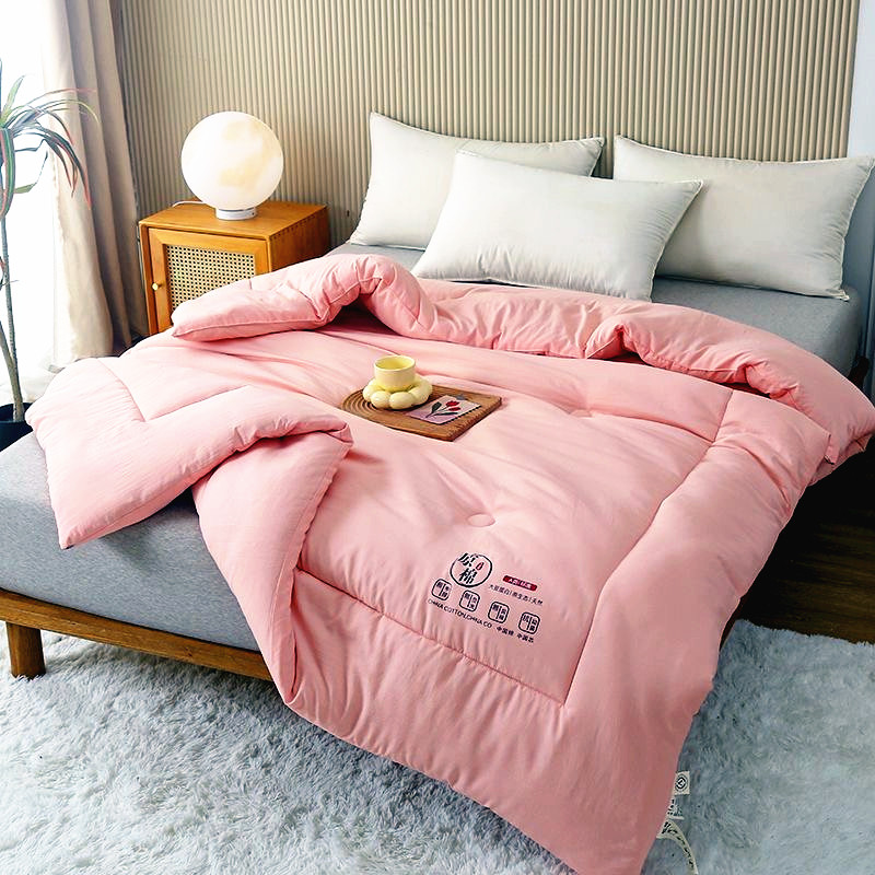 a类水洗棉大豆纤维被子冬被8斤 券后【79.9元】包邮秒杀