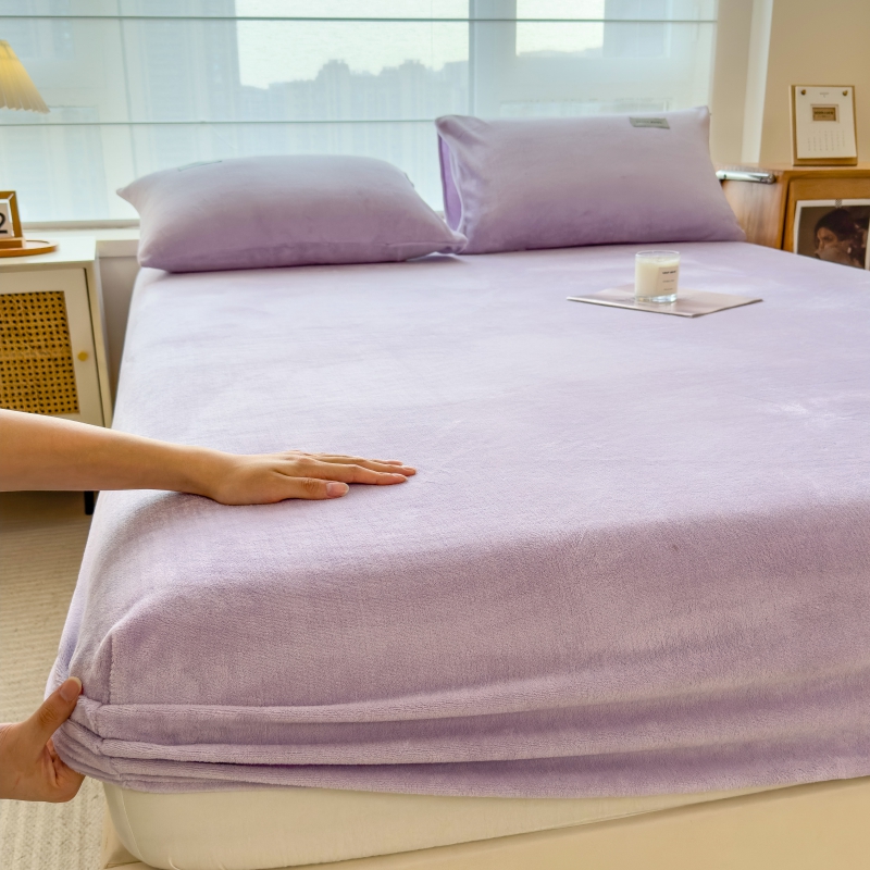 【全尺寸一个价】牛奶绒床笠加绒加厚 券后【29.9元】包邮秒杀