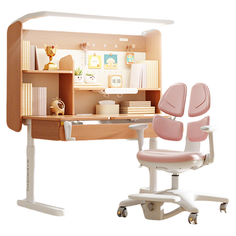热销爆品：护童星辰1号X灯桌一体纯实木榉木儿童学习桌 福利价仅4589.23元秒杀！