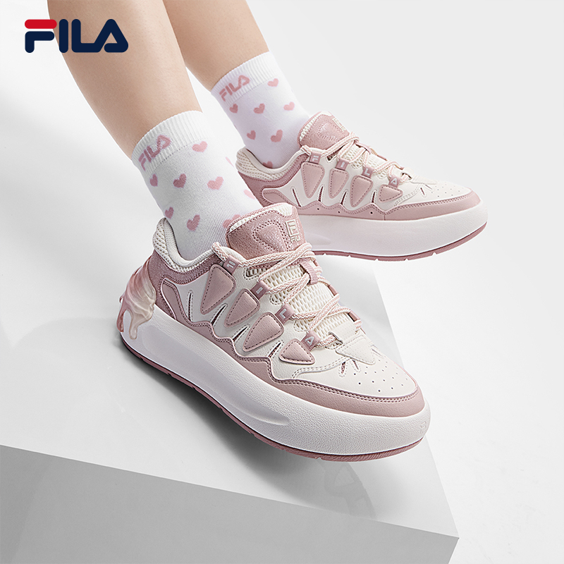 双11现货：【FILA】新款厚底休闲运动面包鞋 福利价仅589元秒杀！