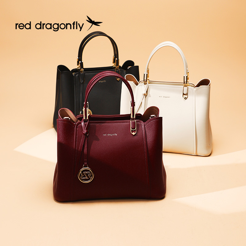 百亿补贴：红蜻蜓妈妈手提包大容量凯莉包红色喜婆婆婚包 福利价仅369元秒杀！