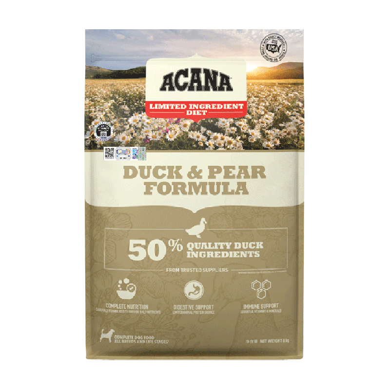 天猫超市：爱肯拿狗粮犬粮鸭肉梨狗粮6kg 福利价仅472.4元秒杀