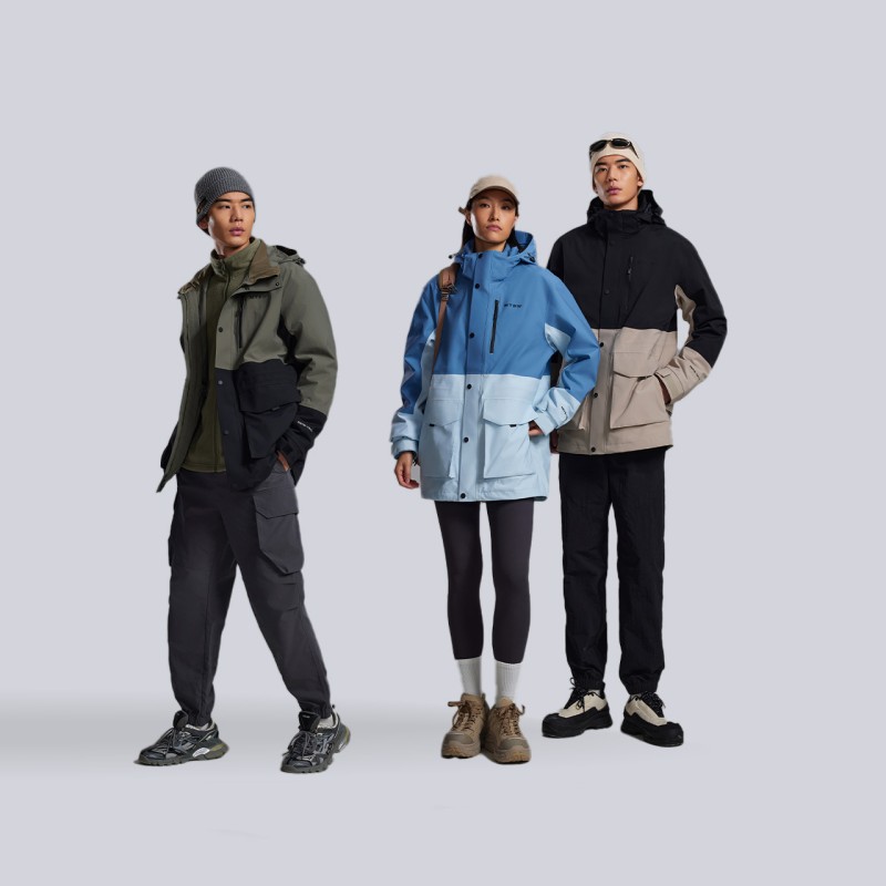 双11现货：美特斯邦威新款男女同款三合一冲锋衣 福利价仅162元秒杀！