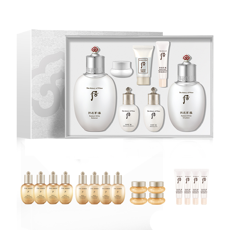 热销爆品：Whoo后拱辰享雪玉凝焕白护肤水乳套装 福利价仅890元秒杀！