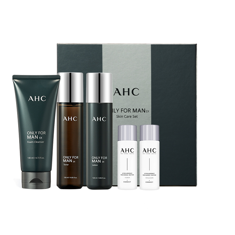双11现货：【双11抢先购】AHC男士水乳洁套装三件套盒 福利价仅158元秒杀！