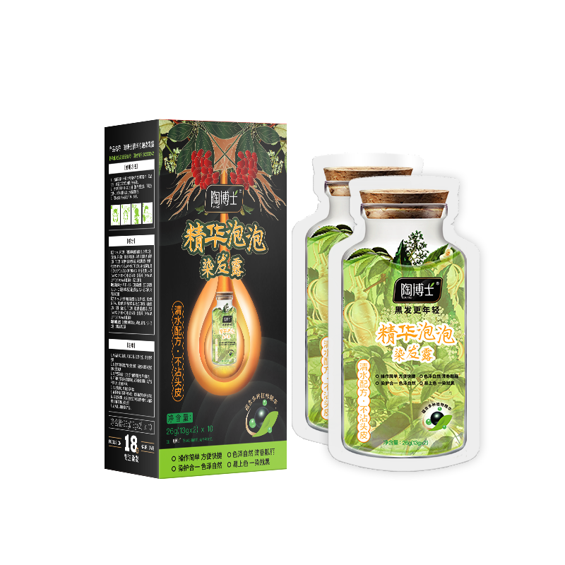 优质素材：【陶博士】植物精华泡泡染发剂在家染发 福利价仅19.9元秒杀！