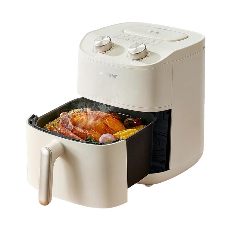 百亿补贴：九阳双风道空气炸锅6升大容量 福利价仅160元秒杀！