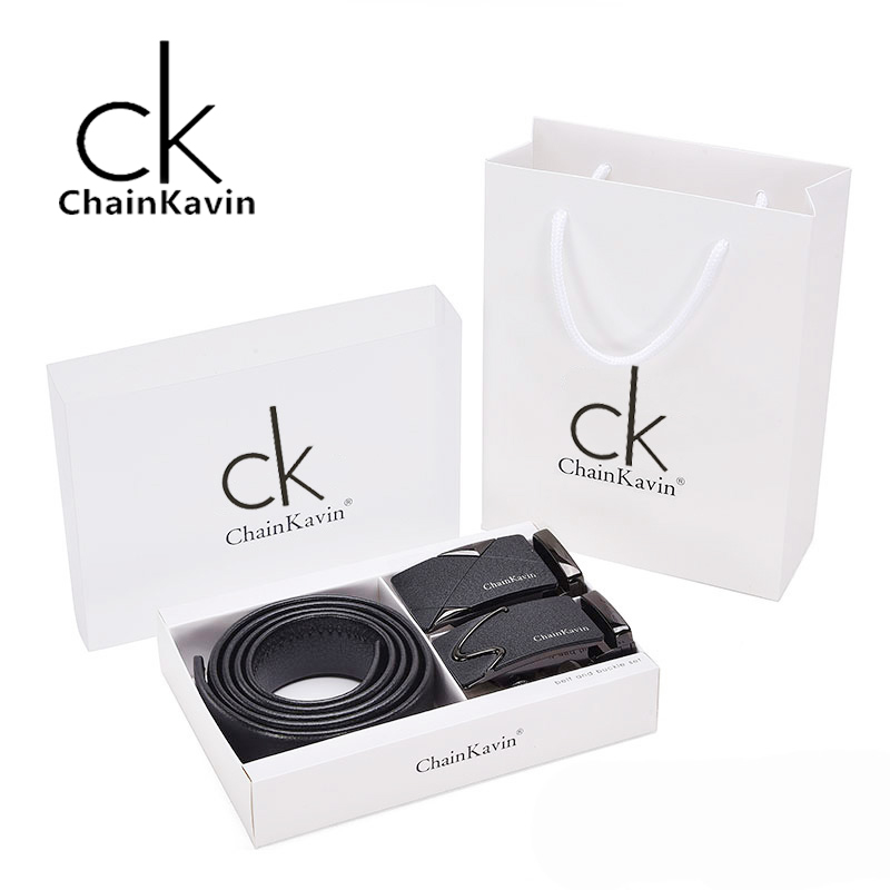 淘金币活动：专柜正品ChainKavin皮带男高档礼盒装 福利价仅39元秒杀！