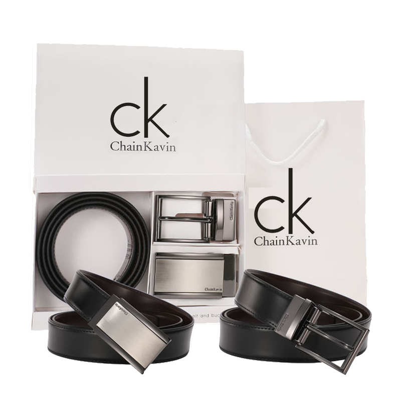 淘金币活动：ChainKavin男士皮带 针扣平滑百搭 礼盒装原版系列 福利价仅88元秒杀！