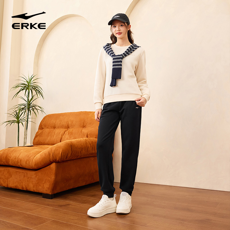 双11现货：鸿星尔克加厚运动裤季新保暖卫裤 福利价仅66.6元秒杀！