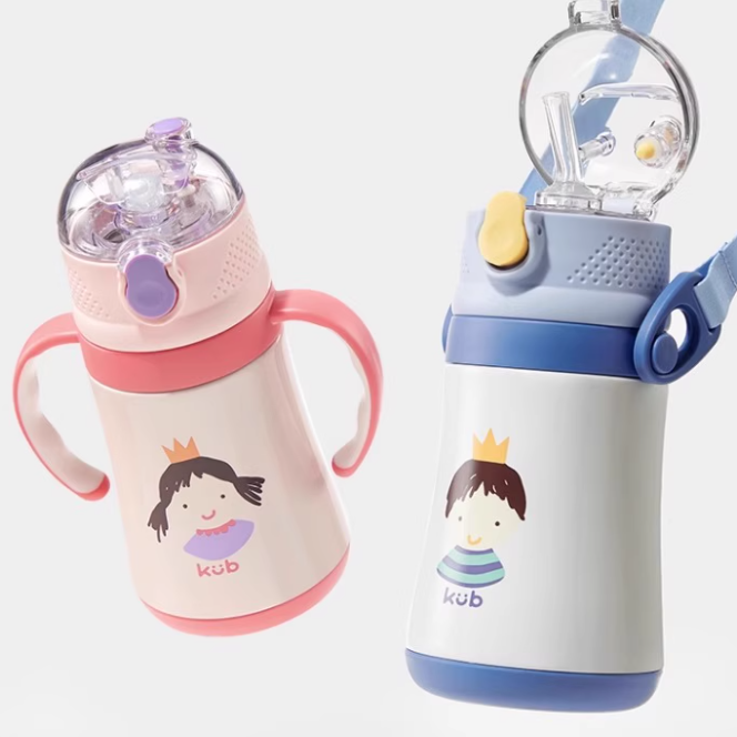 热销爆品：【可优比】儿童吸管保温杯吸管杯280mL 福利价仅62元秒杀！
