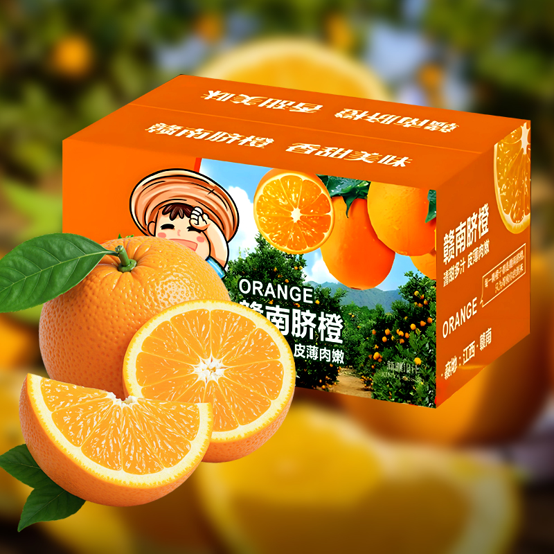 淘宝秒杀：一品优现摘现发精品赣南脐橙大果净重4.5斤 福利价仅17.77元秒杀！