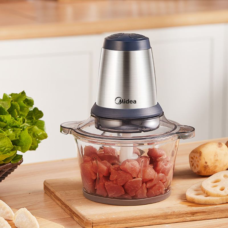 优质素材：美的绞肉机家用电动小型多功能饺馅机 福利价仅61.1元秒杀！