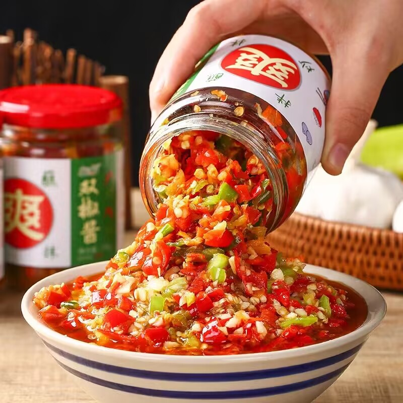 双11现货：【首单+签到】农家蒜蓉剁椒辣椒酱210g 福利价仅6.25元秒杀！