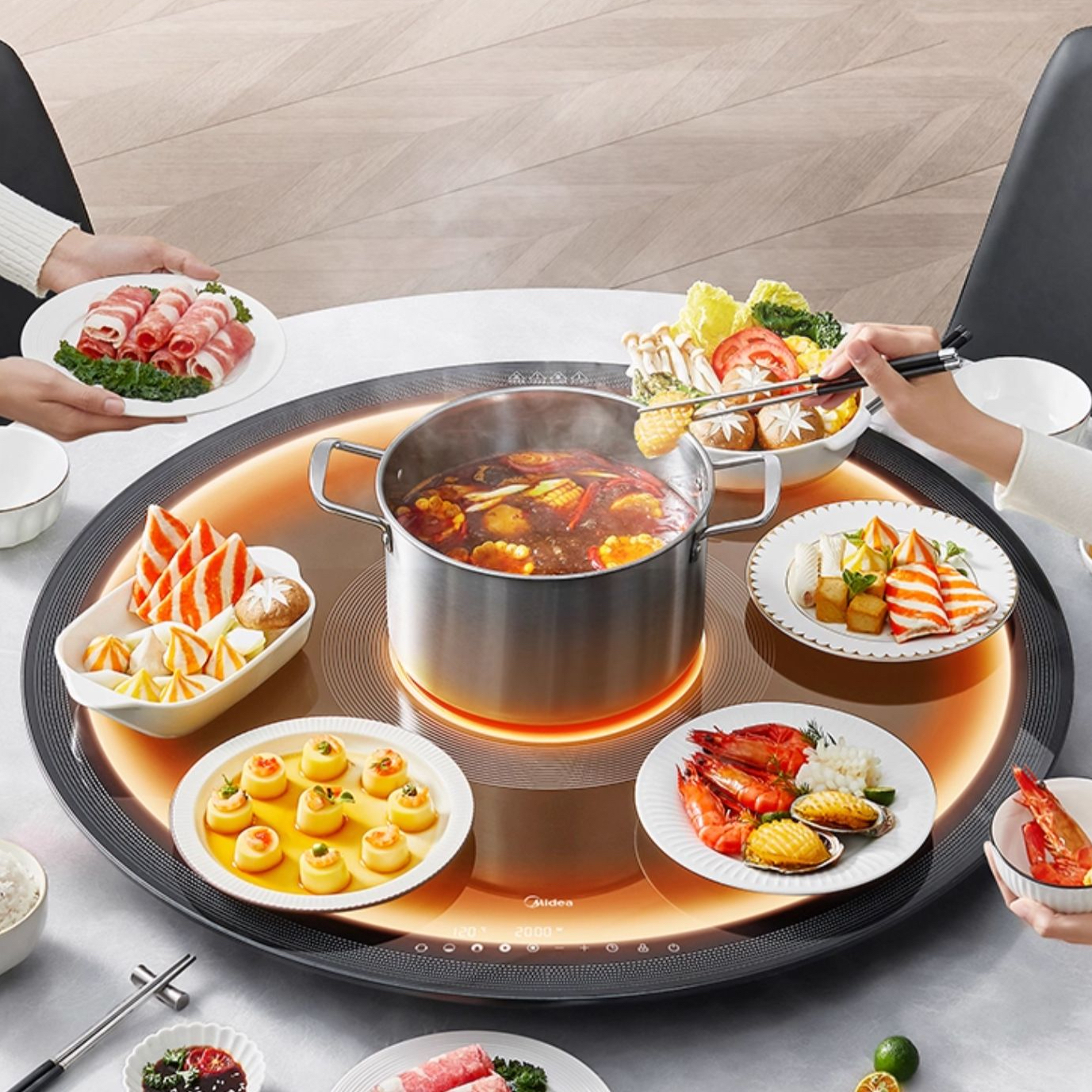 美的小欢聚暖菜板 家