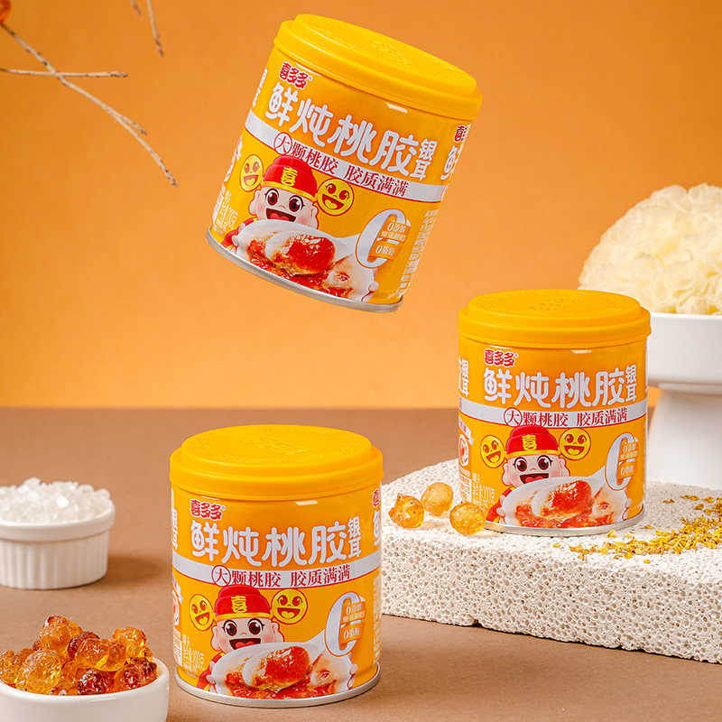 双11现货：喜多多鲜炖桃胶银耳羹0添加营养早餐12罐 福利价仅36.8元秒杀！