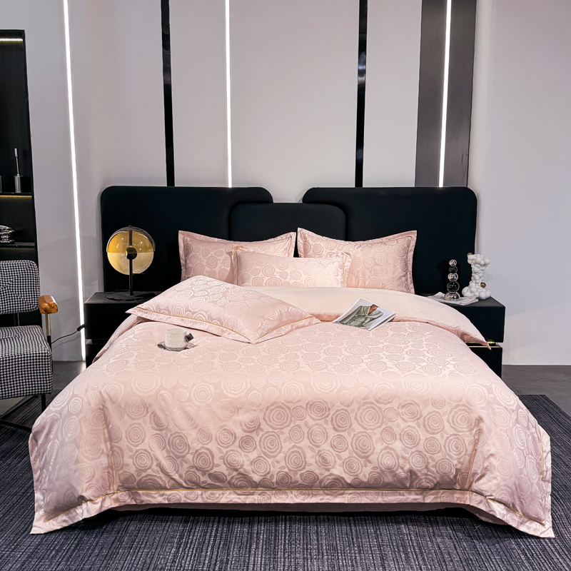 新款A类轻奢提花四件套床上用品四季通用 券后【59.9元】包邮秒杀