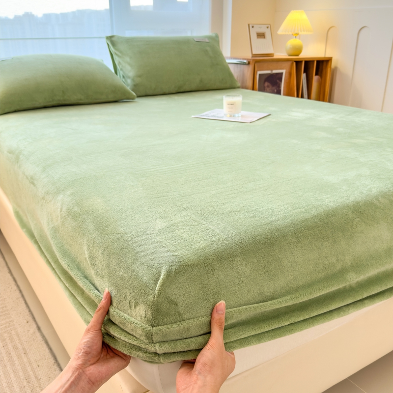 优质素材：宜家同款新款牛奶绒床笠冬季加绒 福利价仅29.9元秒杀！