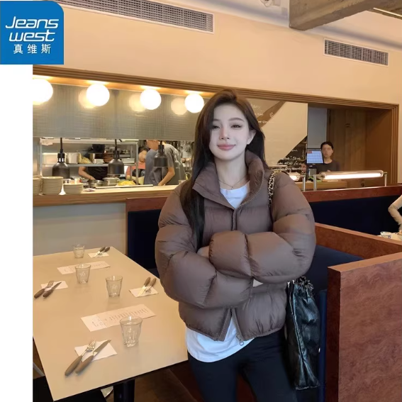 优质素材：【真维斯】美拉德立领肯豆风面包服 福利价仅59元秒杀！