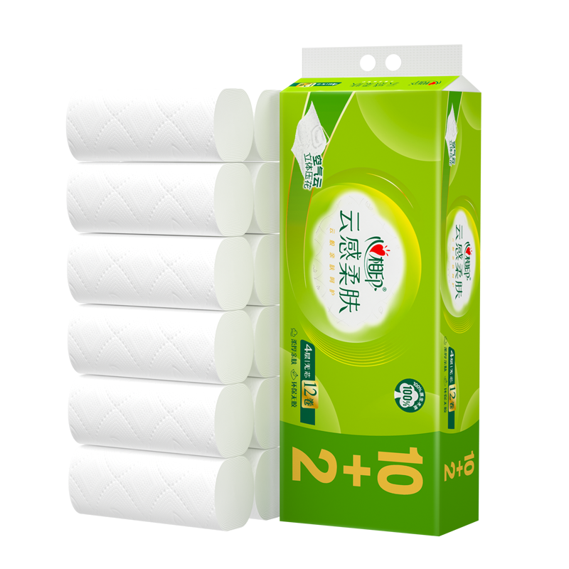 百亿补贴：【百亿12.9】心相印卷纸100克12卷 福利价仅12.9元秒杀！