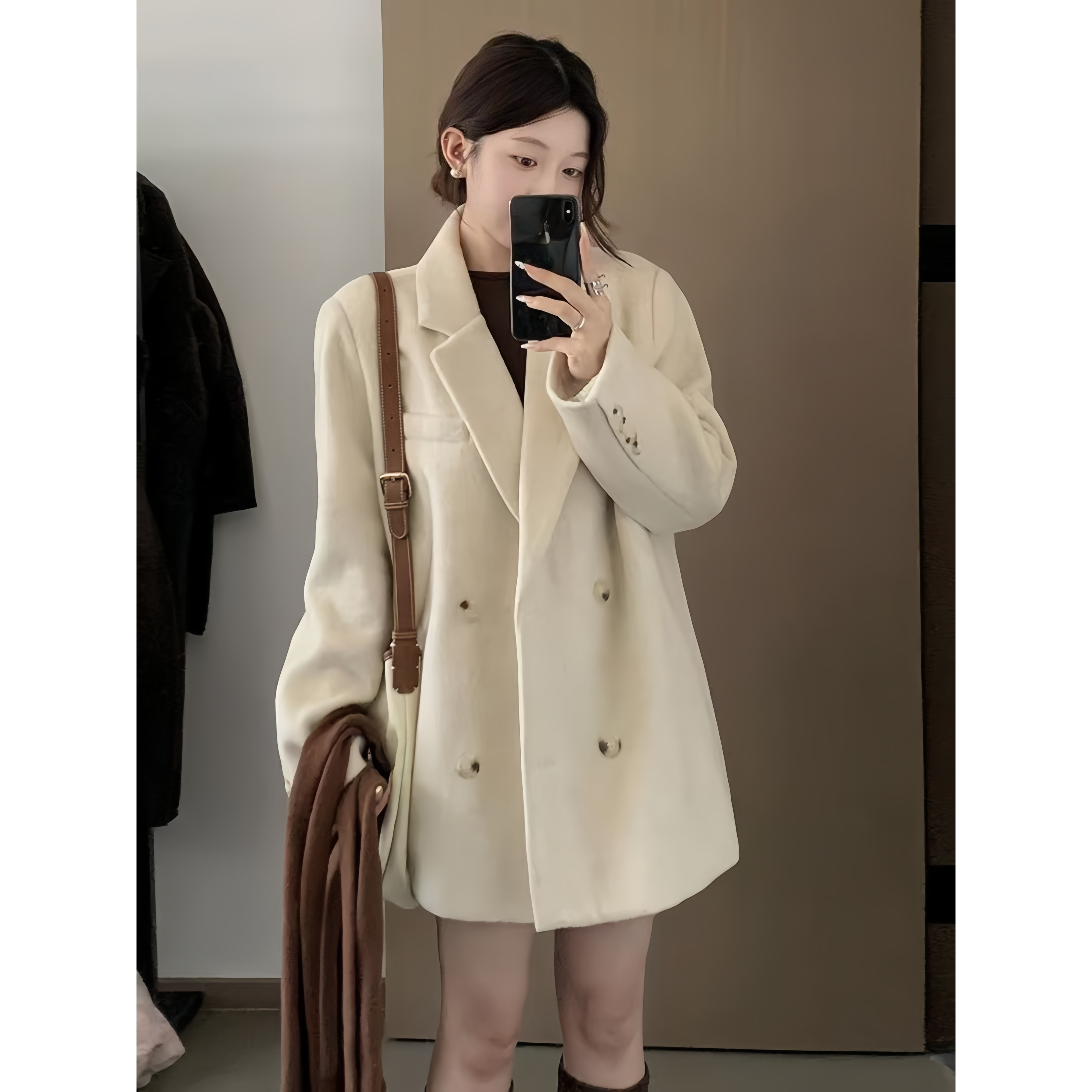 优质素材：ZTX2025秋冬韩系高级感中长款气质羚羊绒 福利价仅149元秒杀！