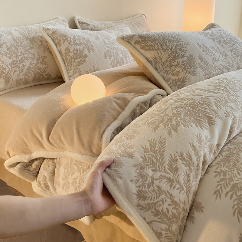 冰岛绒冬款雕花速热